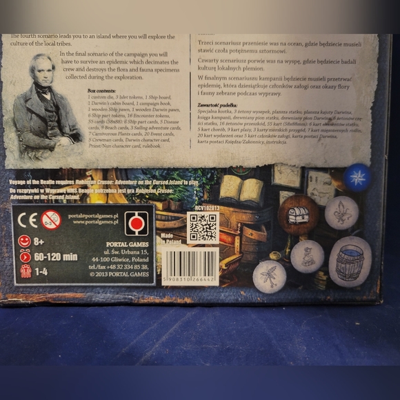 Brand NEW, OPENED Boardgame Robinson Crusoe -Voyage of the Beagle Expansion Box - Picture 4 of 11